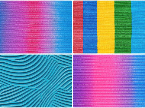 20 Yoga Sport Mat Texture Backgrounds CG テクスチャ