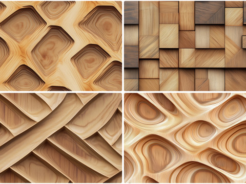 40 Wooden Art Wall Texture Backgrounds CG 纹理