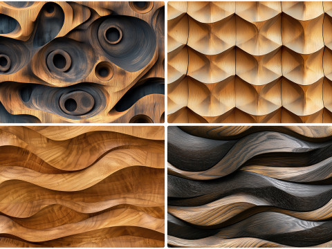 40 Wooden Art Wall Texture Backgrounds CG 纹理