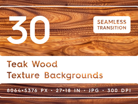 30 Teak Wood Texture Backgrounds CG Textures