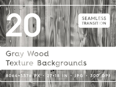20 Gray Wood Texture Backgrounds CG Текстури