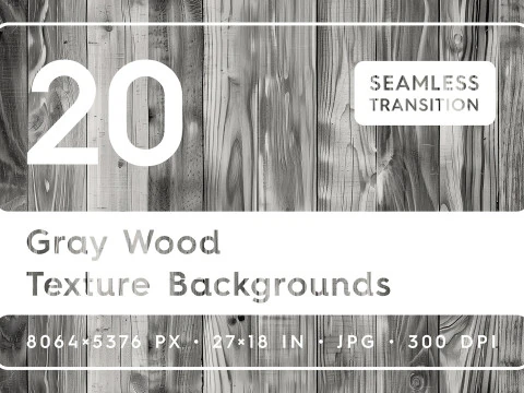 20 grijze houtstructuurachtergronden CG Texturen