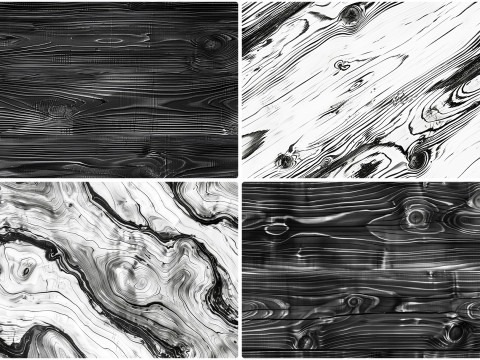 20 Black and White Wood Texture Backgrounds CG Textures