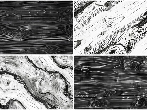 20 Black and White Wood Texture Backgrounds CG Textures