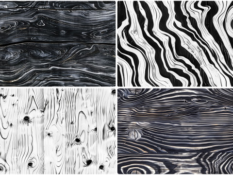 20 Black and White Wood Texture Backgrounds CG Textures