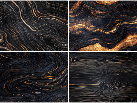 40 Black Wood Texture Backgrounds CG Textures