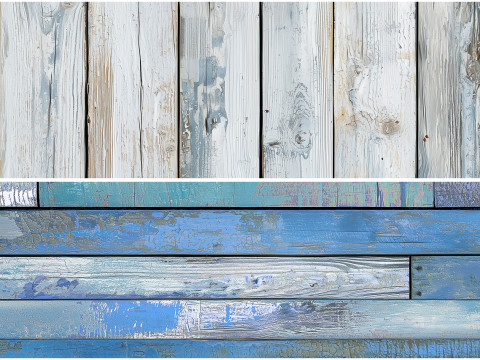 30 Weathered Painted Wood Texture Backgrounds CG Dokuları