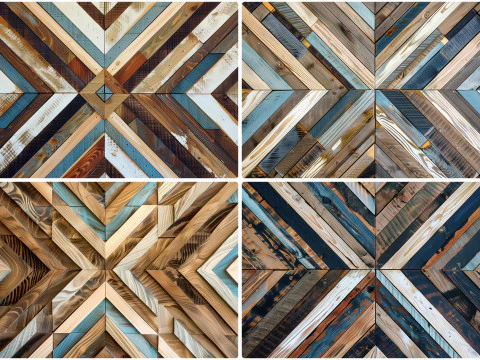 20 fondos de textura de arte de mosaico de madera Texturas CG