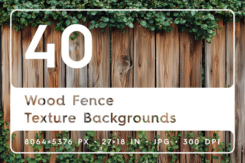 40 Wood Fence Texture Backgrounds CG Textures .c4d .max .obj .3ds .fbx .stl .blend