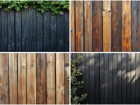 40 Wood Fence Texture Backgrounds Texturas CG