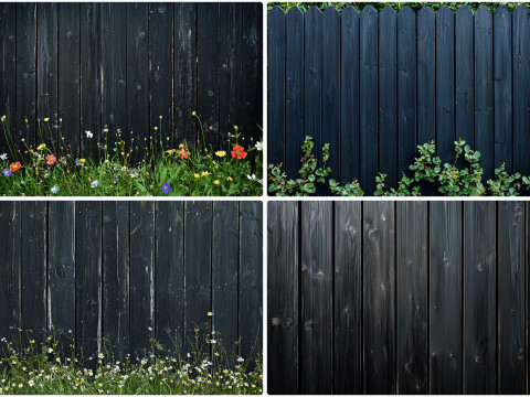 40 Wood Fence Texture Backgrounds Texturas CG