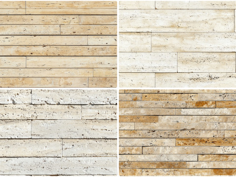 20 Travertine Cladding Texture Backgrounds CG टेक्स्चर्स