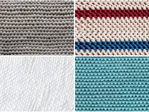 20 fundos grandes de textura de tric&ocirc; Texturas CG