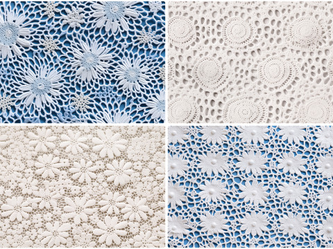 30 Broderie Anglaise Texture Backgrounds Texturas CG