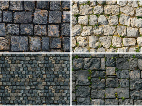 20 Road Pavement Texture Backgrounds CG Textures
