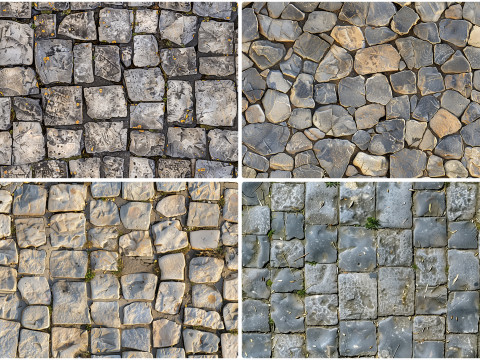 20 Road Pavement Texture Backgrounds Tekstur CG