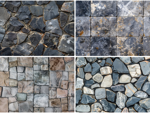 30 Stone Floor Texture Backgrounds CG 纹理
