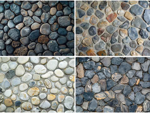 30 Stone Floor Texture Backgrounds CG 纹理