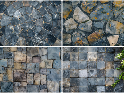 30 Stone Floor Texture Backgrounds CG 纹理