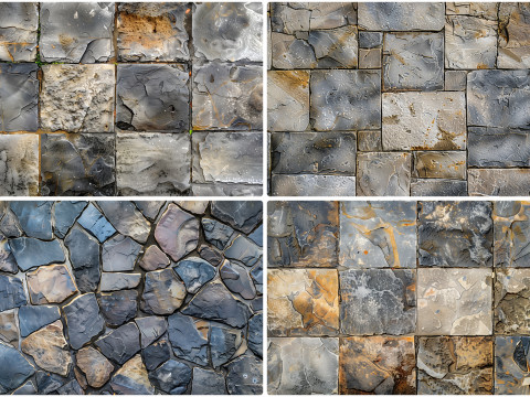 30 Stone Floor Texture Backgrounds CG 纹理
