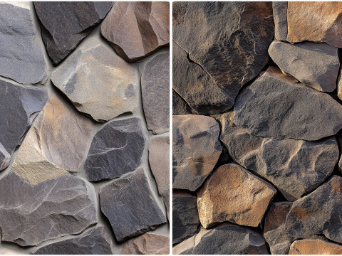 30 Rubble Stone Texture Backgrounds CG Текстури