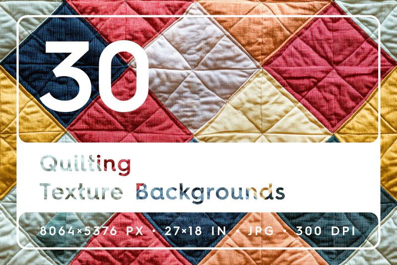 30 fundos de textura acolchoada Texturas CG .c4d .max .obj .3ds .fbx .stl .blend