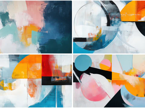 60 Art Paintings Style Series Texture Backgrounds CG Textures