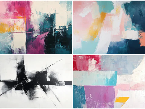 60 Art Paintings Style Series Texture Backgrounds CG Textures
