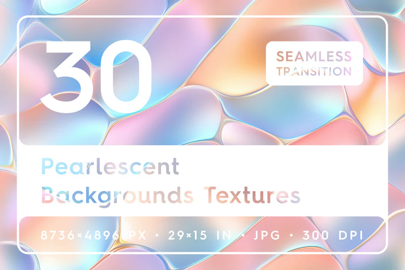 30 Pearlescent Background Textures CG Textures .c4d .max .obj .3ds .fbx .stl .blend 