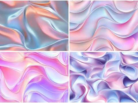 30 Pearlescent Background Textures CG テクスチャ