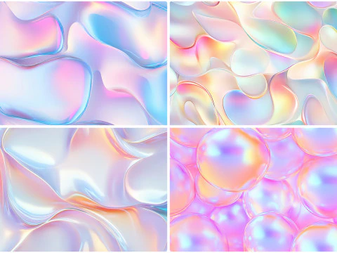 30 Pearlescent Background Textures CG Textures