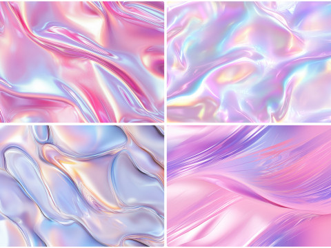 30 Pearlescent Background Textures CG テクスチャ