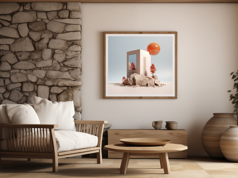 90 Minimalism Art Poster Illustration Backgrounds CG テクスチャ