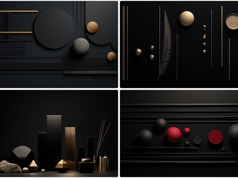 90 Minimalism Art Poster Illustration Backgrounds CG テクスチャ