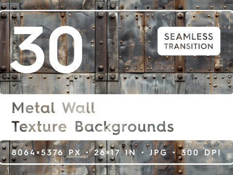 30 Metal Wall Texture Backgrounds Tekstur CG