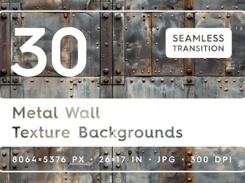 30 arri&egrave;re-plans de texture de mur en m&eacute;tal CG Textures