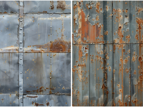 30 Metal Wall Texture Backgrounds CG Tekstury