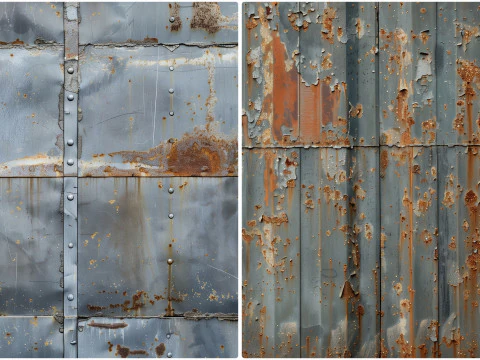 30 Metal Wall Texture Backgrounds CG Textures