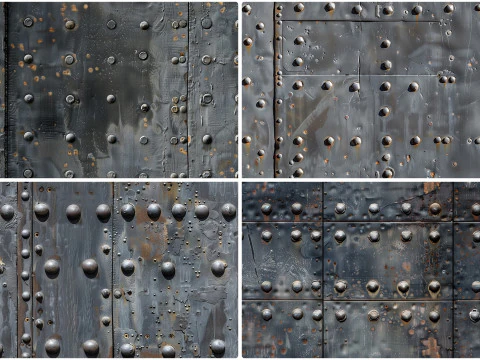 30 Iron Rivets Wall Texture Backgrounds CG Textures