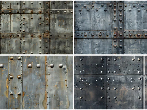 30 Iron Rivets Wall Texture Backgrounds CG Textures