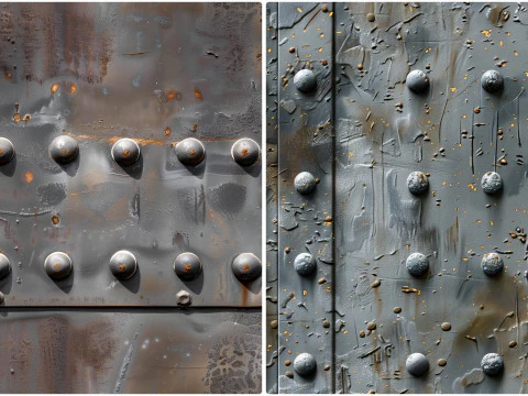 30 Iron Rivets Wall Texture Backgrounds CG Textures