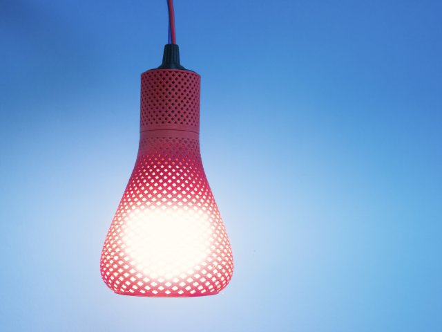 spiral pattern lampshade 3D Print Model .c4d .max .obj .3ds .fbx .stl .blend 