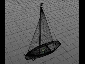 Barco de recreo Modelo 3D