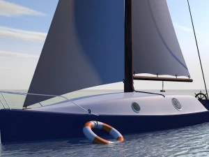 Barco de recreo Modelo 3D