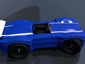 Concept de voiture sept Modèle 3D