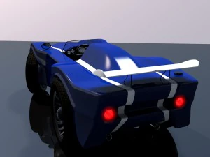 Concept de voiture sept Modèle 3D