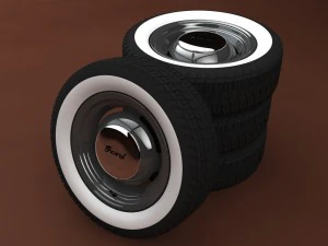 felgi i opony Model 3D