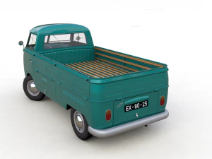 volkswagen transporter pickup single cab - 1962 3D Model