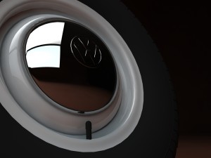 rims and tires vw 3D Model