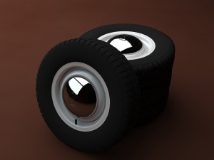 rims and tires vw Modello 3D